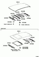 ROOF PANEL & BACK WINDOW GLASS 2